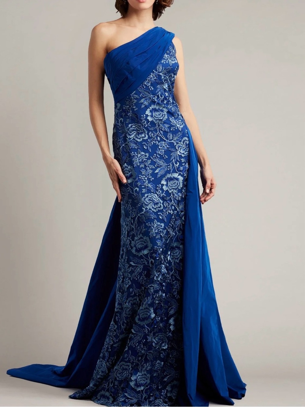 Tadashi Shoji Royal Blue Evening Gown Size 14 NWT